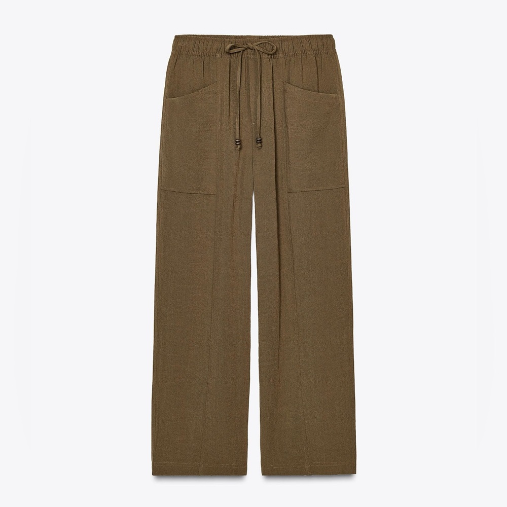 Zara wide leg ankle pants - XL